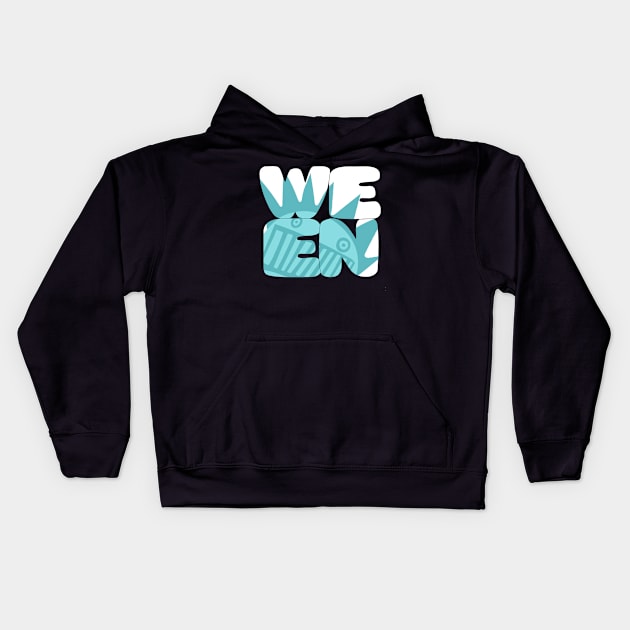 Ween Graffiti 2 Kids Hoodie by brooklynmpls